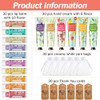 AZEN 30 Sets Bulk Gifts Hand Cream and Lip Balm Bulk Set with Organza Bag Thank You Card Baby Shower Wedding Gifts for G