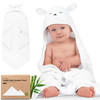KeaBabies Hooded Baby Towel for Newborn Viscose Derived from Bamboo Large Baby Bath Towels with Hood for Boys Girls Todd