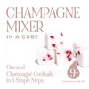TEASPRESSA LUXE Mixology Cubes Instant Champagne Cocktail Kit 100 Natural Drink Mix for Cocktails Mocktails and Non Alco