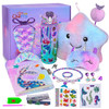 Cherry Tale Mermaid Toys Gifts for Girls 46 7 8 9 10 Years Old Girls Birthday Gifts Set with Light Up Star Pillow Diary