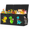 Beadsky Extra Large Toy Box Collapsible Toddlers Toy Chest Kids Storage Organizer Dinosaur Bin Boxes Storage Basket with