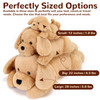 gnomantic Yellow Lab Weighted Stuffed Animals 12 Inch 10 Pounds Weighted Plushies Labradoodle Stuffed Animal Small Dog P