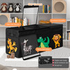 Extra Large Toy Box Collapsible Sturdy Toy Storage Organizer with Lids Dinosaur Storage Box for Boys Girls 42x16x14 Kids