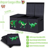 Extra Large Toy Box Collapsible Sturdy Toy Storage Organizer with Lids Dinosaur Toy Boxes for Boys Girls 406x 14x165 Kid