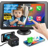 Faninso Baby Car Camera 1296P HD Car Baby Monitor with 7 Touchscreen CarPlay NoGlow Night Vision 150 Wide Angle Live Rea