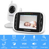 HelloBaby Video Baby Monitor with Camera and Audio 32Inch LCD Display Infrared Night Vision TwoWay Audio and Room Temper