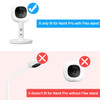 Baby Monitor Mount Compatible with Nanit Pro Smart Baby Monitor Flex Stand Also for Cameras with 14 Screw Mount Flexible
