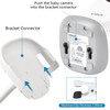 Baby Monitor Holder Compatible with VTech VM819 Flexible Baby Monitor Mount Crib Clip Mount Without Tools or Wall Damage