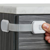 Child Safety Strap Locks 8Pack Baby Locks for Cabinets and Drawers Toilet Fridge More 3M Adhesive Pads Easy Installation