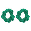 Set of 2 Solid Scrunchies (Kelly Green)
