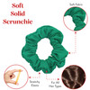 Set of 2 Solid Scrunchies (Kelly Green)