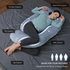 MOON PARK Pregnancy Pillows for Sleeping 57 Inch U Shaped Full Body Maternity Pillow with Removable Cover Support for Ba
