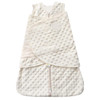 HALO Sleepsack Swaddle 3Way Adjustable Swaddle Blanket TOG 30 Velboa Plush Dots Cream Newborn 03 Months