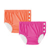 2PCS Reusable Swim Diapers Toddler Baby Swim Diaper Washable Snap Pool Swimming Diaper Soft and Silky Waterproof Diapers