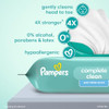 Pampers Baby Wipes Complete Clean Baby Fresh Scented Wipe Gently Cleans Head to Toe 72 Total 1 FlipTop Packs