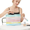 Fokongna Wet Dry Bag Wet Bag for Swimsuit Travel Beach Bag Diaper Bag Toiletry Bag Waterproof Large Makeup Bag Zipper Po
