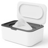 Wipes Dispenser Wipe Holder for Baby Adult Seposeve Refillable Baby Wipe Container Keeps Wipes Clean NonSlip Easy Pull W