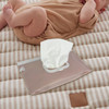 Wipe Dispenser2Pack Portable Refillable Wipe ContainerReusable Travel Baby Wipes Dispenser Waterproof and DustproofBlush