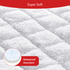 Moonsea Quilted Thicker Changing Pad Liner 3 Pack Waterproof Fit for Changing Table Liners are Warm On a Babys Back NonS