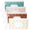 4 Pack Wipes Dispenser ON The GO Seposeve Portable Baby Wipe Case Refillable Baby Wipes Container Wipe Holder Keeps Wipe