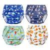 BISENKID Waterproof Diaper Cover for Rubber Pants for Toddlers Good Elastic Rubber Swim Diaper Cover for Potty Training