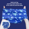 BISENKID Waterproof Diaper Cover for Rubber Pants for Toddlers Good Elastic Rubber Swim Diaper Cover for Potty Training