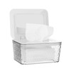 Whiidoom Wipes Dispenser OneHanded Operation Wipe Holder for Baby Adult SealDesigned Wipes Container for Bathroom Keep D