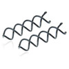 10Pcs Round Tips Spiral Bobby Hair Pins Spin Pin Hair Clip Twist Screw Hair Pins Bun Stick for DIY Hair Style Tool (Black)