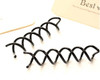 10Pcs Round Tips Spiral Bobby Hair Pins Spin Pin Hair Clip Twist Screw Hair Pins Bun Stick for DIY Hair Style Tool (Black)