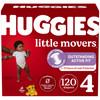 Huggies Size 4 Diapers Little Movers Baby Diapers Size 4 2237 lbs 120 Count Packaging May Vary