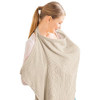 Konssy Muslin Nursing Cover for Baby Breastfeeding Breathable 100 Cotton Breastfeeding Cover with Rigid Hoop for Mother