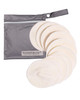 Kindred Bravely Organic Reusable Nursing Pads Washable for Breastfeeding Leaking with Carry Bag 10 Pack 45 D Twilight Re