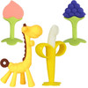 HAILI XMGQ Baby Teething Toys 36 Months Baby Chew Teether Freezer BPA Free Babies Teething Relief for Infants Banana Too