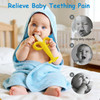 HAILI XMGQ Baby Teething Toys 36 Months Baby Chew Teether Freezer BPA Free Babies Teething Relief for Infants Banana Too
