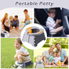 Portable Potty for Toddler Travel Kids Travel Potty Training Chair with Travel BagBaby Potty Training Toilet for Outdoor