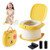 Travel Potty for ToddlerFoldable and Portable Toilet for Kids Apply to Seat Emergency Toilet for Car Camping Outdoor Ind