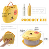 Travel Potty for ToddlerFoldable and Portable Toilet for Kids Apply to Seat Emergency Toilet for Car Camping Outdoor Ind
