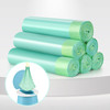 VISATOR Portable Travel Potty Chair Liners Bags Universal with Drawstring 90 PCS 18 20INCH Green