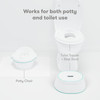 Frida Baby 3in1 GrowWithMe Toddler Potty Training Toilet Toddler Potty Toilet Topper Training Seat and Step Stool Easyto