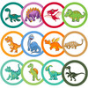 Chinco 120 Pcs Pee Targets for Boys Training Toilet Tinkle Flushable Paper Stickers You Pee on Boys Potty Training Targe