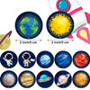 Chinco 120 Pcs Pee Targets for Boys Training Toilet Tinkle Flushable Paper Stickers You Pee on Boys Potty Training Targe