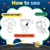 Chinco 120 Pcs Pee Targets for Boys Training Toilet Tinkle Flushable Paper Stickers You Pee on Boys Potty Training Targe