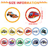 Eersida 120 Pcs Toilet Targets for Potty Training Boy Pee Tinkle Target Travel Potties Flushable Car Animal Potty Traini