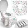 Toilet Seat Covers Disposable 20 Pack Waterproof Ideal for Kids and Adults Extra Large Individually Wrapped for Travel T