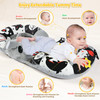 URMYWO Tummy Time Activity Mat Cozy Tummy Time Mat for Newborn 012 Months Breathable and Soft Infant Baby Sit Me Up Floo