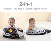 Lovvie Joy 2in1 Tummy Time Mat Seated Support PillowBaby Tummy Time Pillow Support for Newborns and Older Babieswith Det