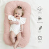 MairMore Muslin Baby Lounger Cover for Newborn Infant 100 Cotton Soft and Breathable Lounger Slipcover for Baby Girls an