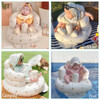 Inflatable Baby Chair AirSwim Baby Inflatable Seat for Babies 3 Months and Up Summer Inflatable Baby Seat for Sitting Up