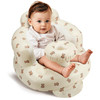 Inflatable Baby Seat for 336 Months Back Support Builtin Air Pump Learning to Sit Blow Up Floor Seat with Tray