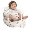 Inflatable Baby Seat for Babies 336 Months Baby Chair with Fence Built in Air Pump Blow Up Floor Baby Seat with Back Sup